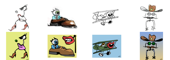 Mean Mistreater, Eye Drive, Eye Pilot, Cowbabot Random selection of vector graphic images by Mike Martinet